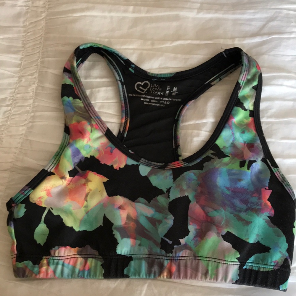 aeropostale sports bra! super springy and vibrant